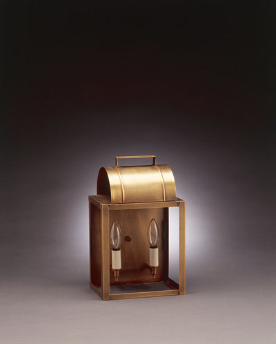 Northeast Lantern - 8021-AB-LT2-CLR - Two Light Wall Mount - Livery - Antique Brass