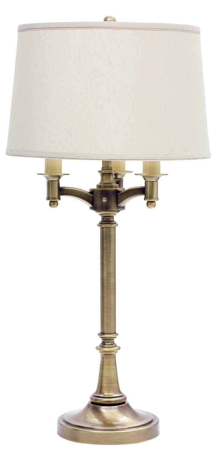 House of Troy - L850-AB - Four Light Table Lamp - Lancaster - Antique Brass