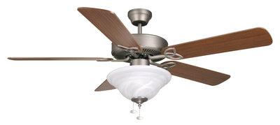 Craftmade - BLD52AN5C1 - 52``Ceiling Fan - Builder Deluxe 52" - Antique Nickel