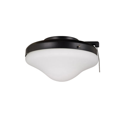 Craftmade - ELK113-1FB-W - LED Fan Light Kit - Bowl Light Kit - Flat Black
