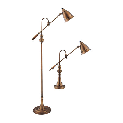 ELK Home - 97623 - Two Light Floor Lamp - Watson - Brass