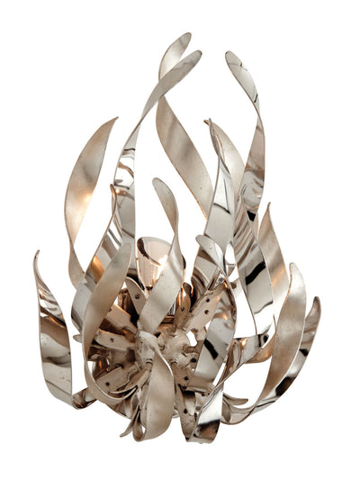 Corbett Lighting - 154-11 - One Light Wall Sconce - Graffiti - Silver Leaf Polished Stainless