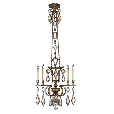 Fine Art - 708340-3ST - Five Light Chandelier - Encased Gems - Bronze