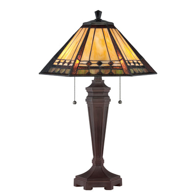 Quoizel - TF1135T - Two Light Table Lamp - Arden - Russet