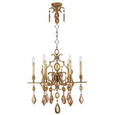 Fine Art - 729640-1ST - Six Light Chandelier - Encased Gems - Gold