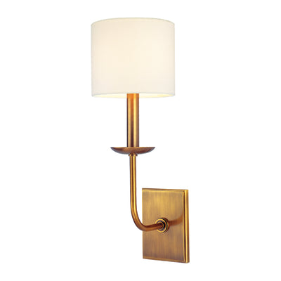 Hudson Valley - 1711-AGB - One Light Wall Sconce - Kings Point - Aged Brass