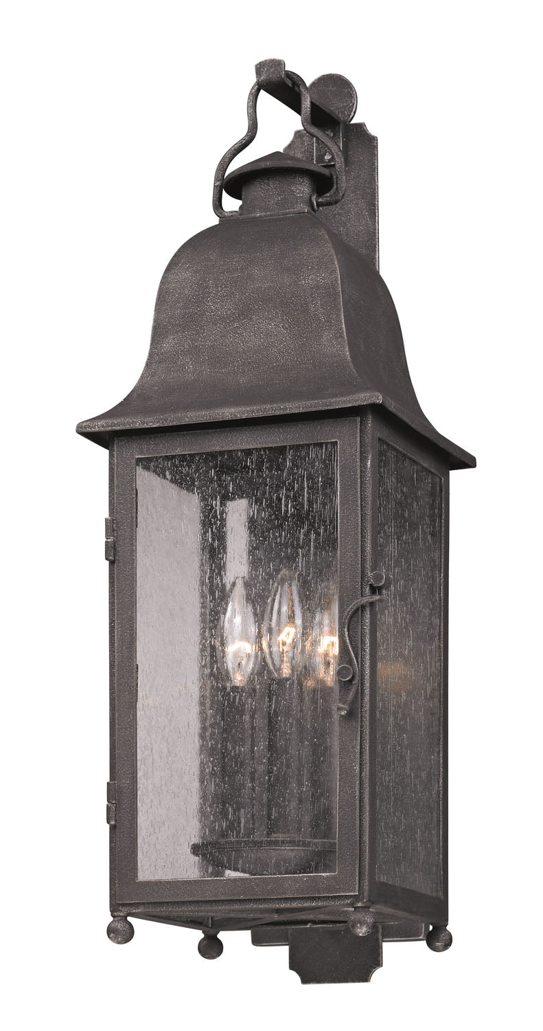Troy Lighting - B3212-VBZ - Three Light Wall Lantern - Larchmont - Aged Pewter