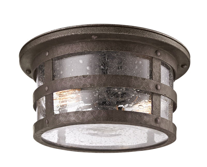 Troy Lighting - C3310-APW - Two Light Flush Mount - Barbosa - Barbosa Bronze