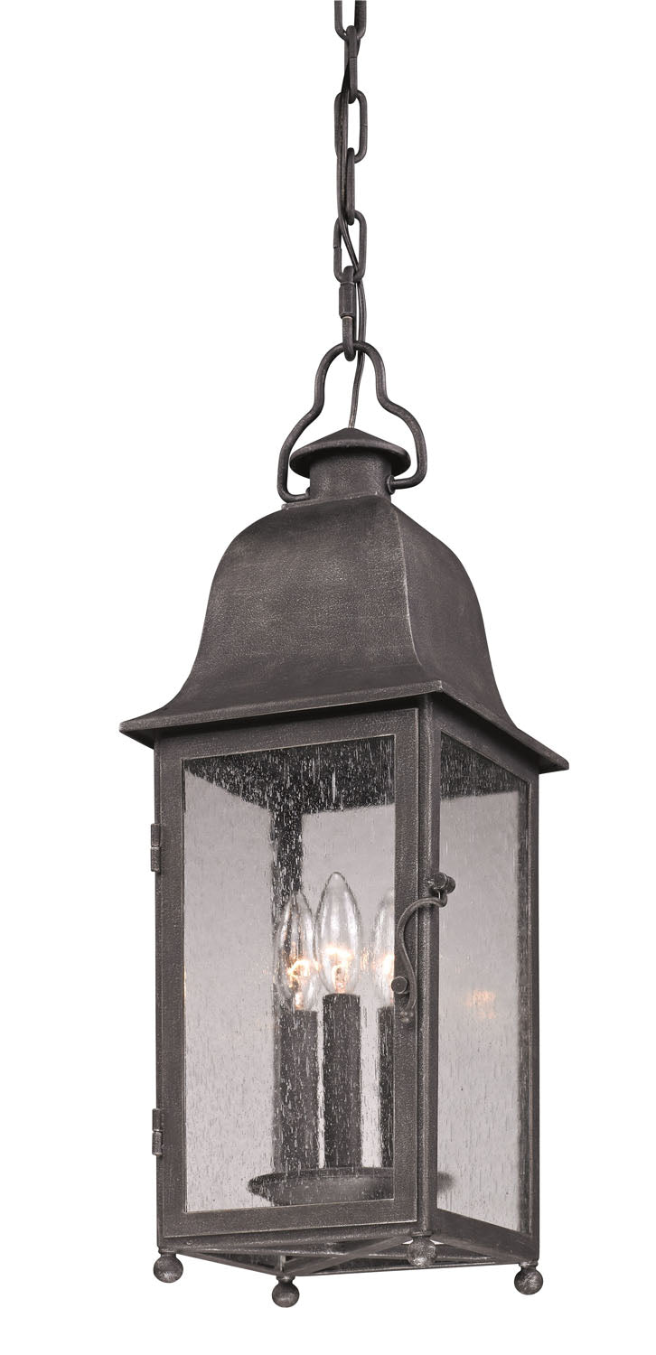 Troy Lighting - F3217-VBZ - Three Light Hanging Lantern - Larchmont - Aged Pewter