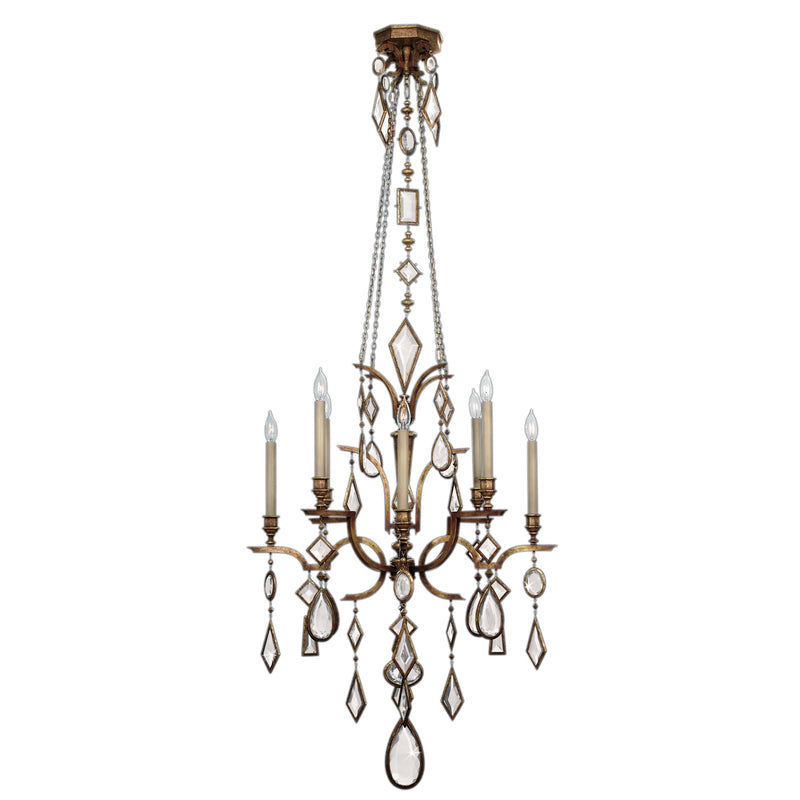 Fine Art - 708640-3ST - Eight Light Chandelier - Encased Gems - Bronze