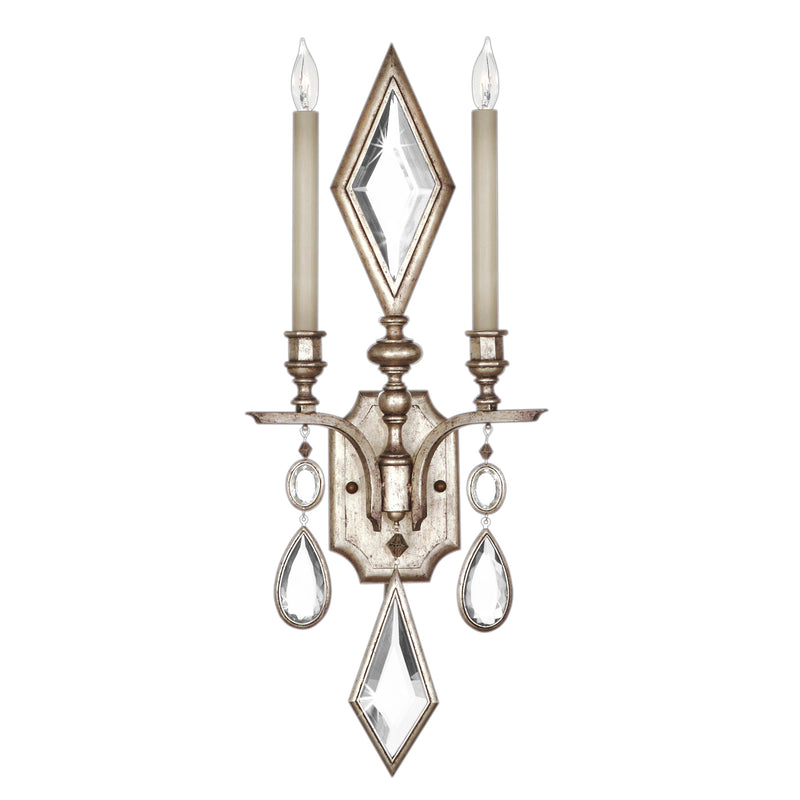 Fine Art - 729050-3ST - Two Light Wall Sconce - Encased Gems - Silver