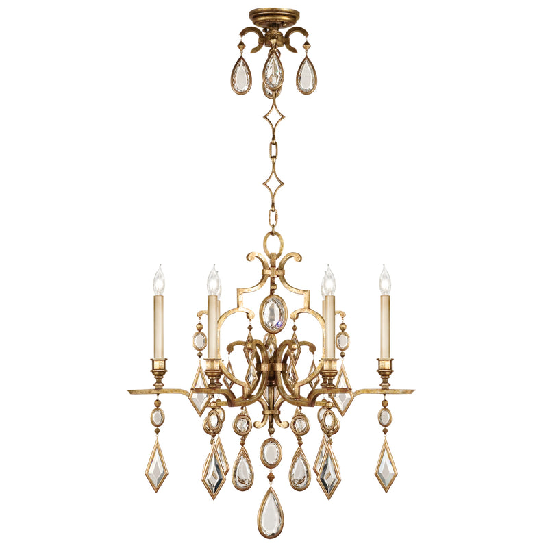 Fine Art - 729640-3ST - Six Light Chandelier - Encased Gems - Gold