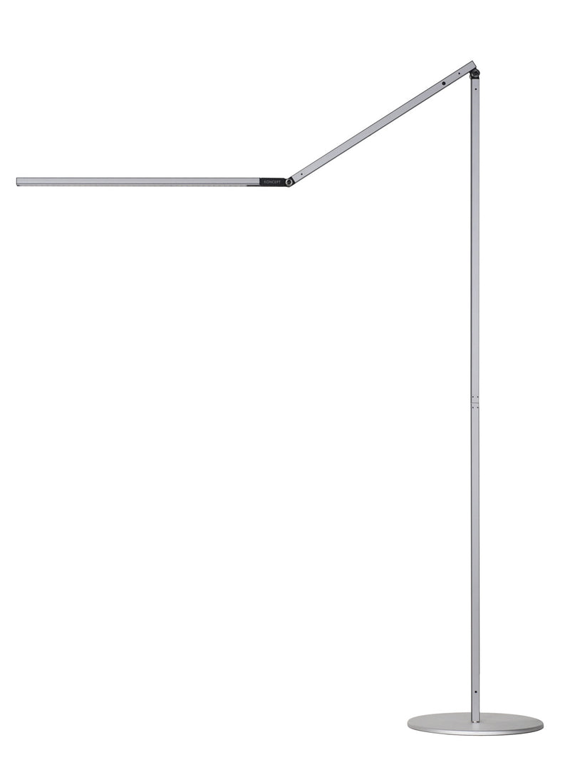 Koncept - AR5000-WD-SIL-FLR - LED Floor Lamp - Z-Bar - Silver