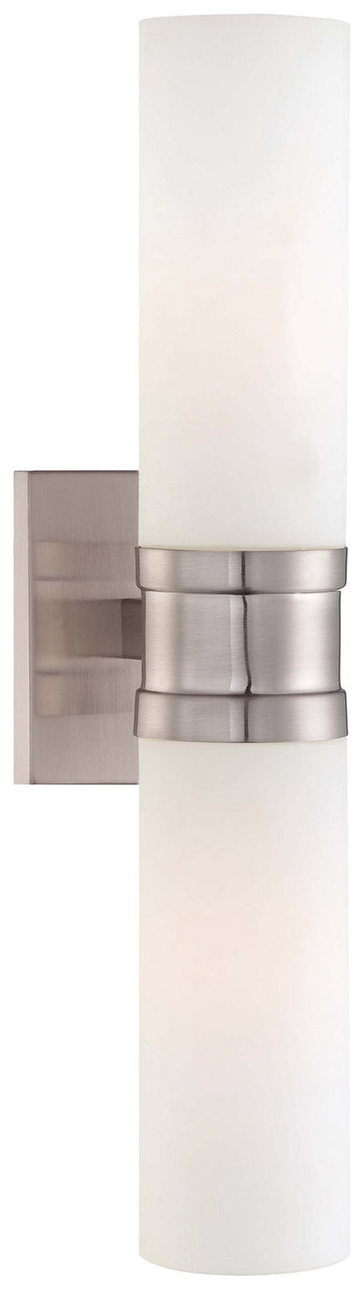 Minka-Lavery - 4462-84 - Two Light Wall Sconce - Brushed Nickel