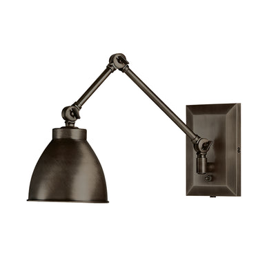 Norwell Lighting - 8471-AR-MS - One Light Swing Arm Wall Sconce - Maggie - Architectural Bronze