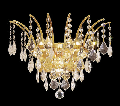 Elegant Lighting - 8033W16G/RC - Three Light Wall Sconce - Victoria - Gold