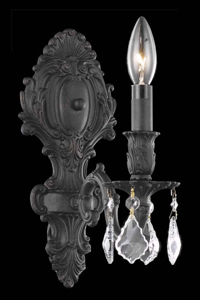 Elegant Lighting - 9601W5DB/RC - One Light Wall Sconce - Monarch - Dark Bronze