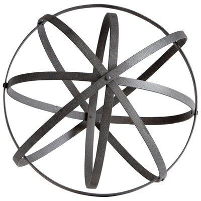 Cyan - 05653 - Sculpture - Sphere - Rustic Gray