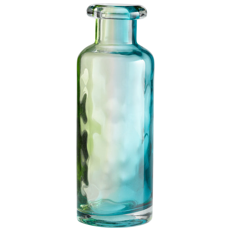 Cyan - 05656 - Vase - Rigby - Green Blue And Clear