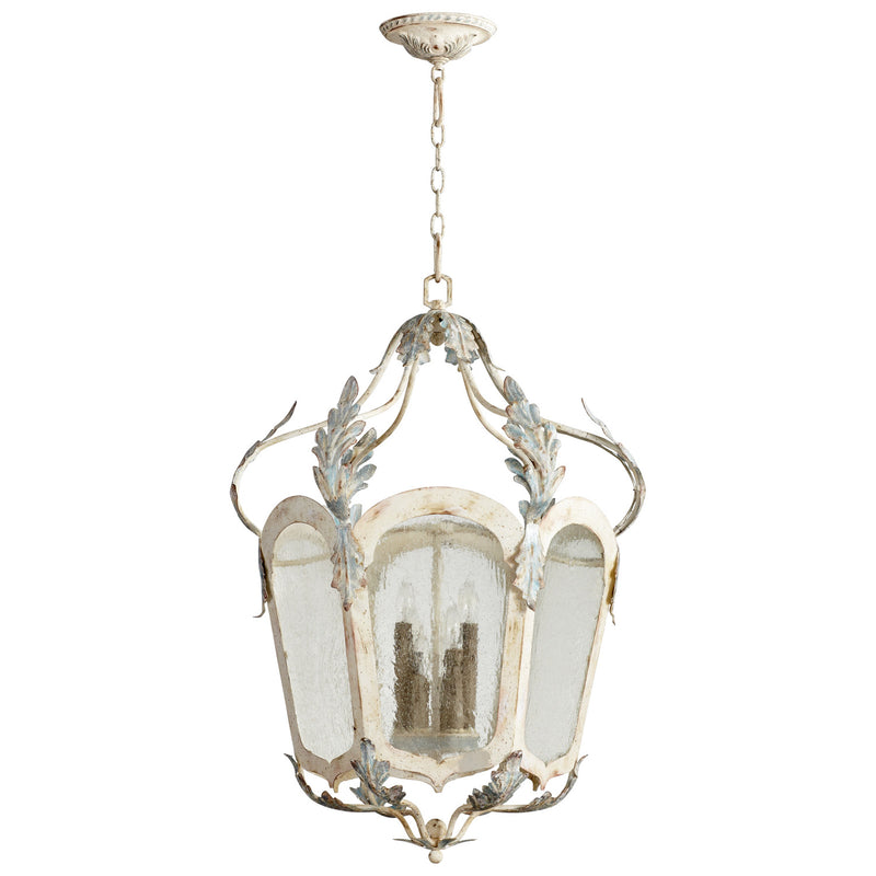 Cyan - 05716 - Six Light Pendant - Chantal - Parisian Blue