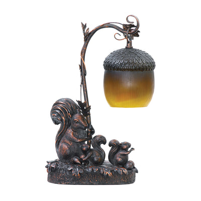 ELK Home - 91-768 - LED Table Lamp - Squirrel Acorn Light - Bronze