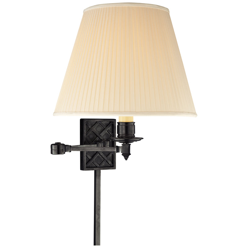 Visual Comfort Signature - AH 2012GM-S - One Light Swing Arm Wall Lamp - Gene - Gun Metal