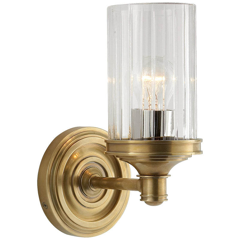 Visual Comfort Signature - AH 2200HAB-CG - One Light Wall Sconce - Ava - Hand-Rubbed Antique Brass