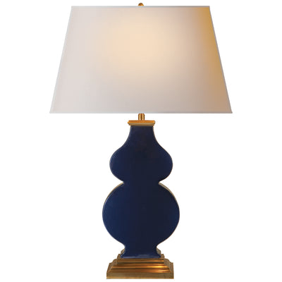 Visual Comfort Signature - AH 3063MB-NP - One Light Table Lamp - Anita - Midnight Blue Porcelain