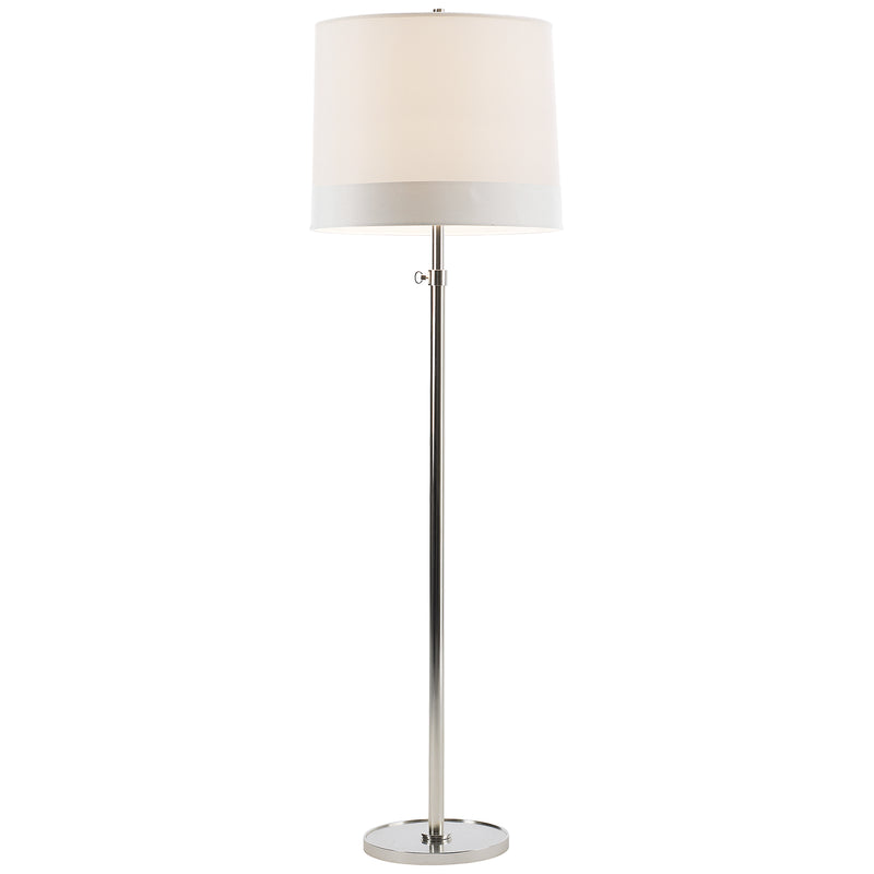 Visual Comfort Signature - BBL 1023SS-S2 - One Light Floor Lamp - Simple Scallop - Soft Silver