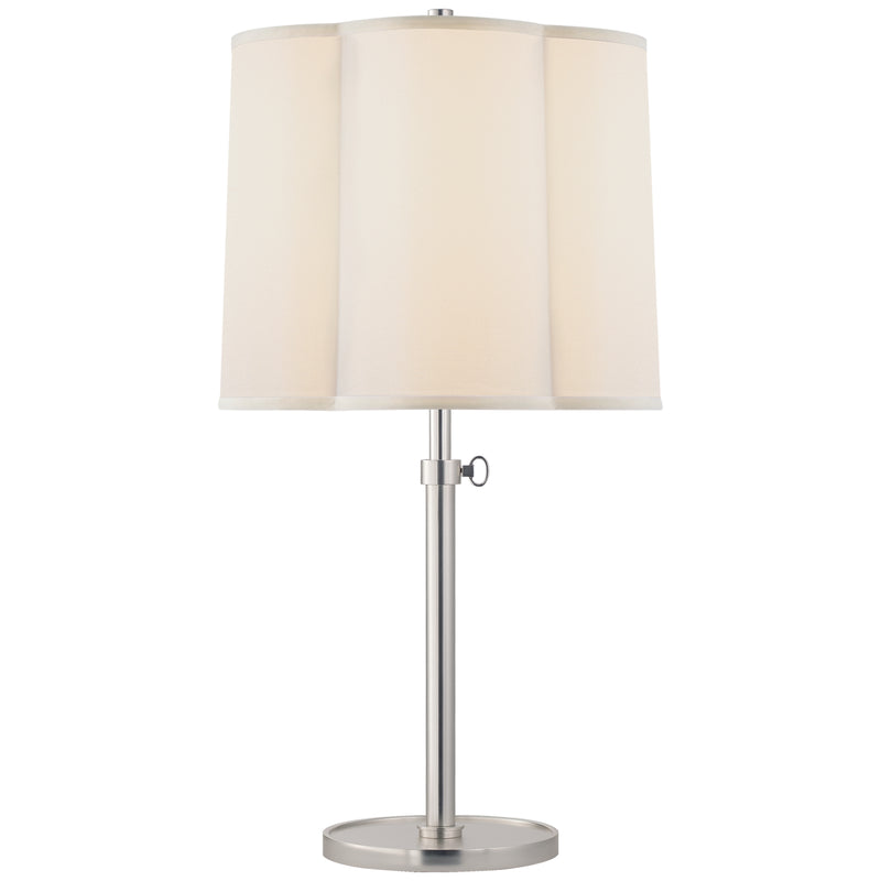 Visual Comfort Signature - BBL 3023SS-S - One Light Table Lamp - Simple Scallop - Soft Silver