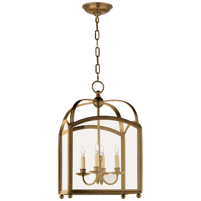 Visual Comfort Signature - CHC 3421AB - Four Light Lantern - ARCHTOP - Antique-Burnished Brass