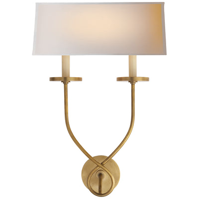 Visual Comfort Signature - CHD 1612AB-NP - Two Light Wall Sconce - Symmetric Twist - Antique-Burnished Brass