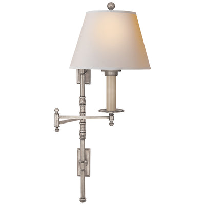 Visual Comfort Signature - CHD 5102AN-NP - One Light Swing Arm Wall Lamp - Dorchester3 - Antique Nickel