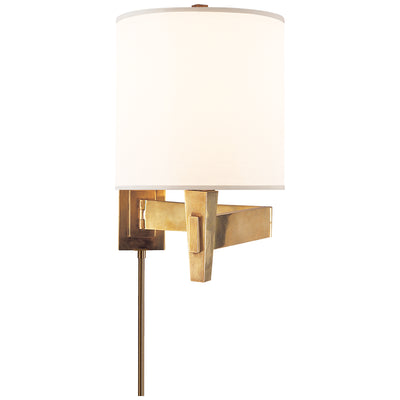 Visual Comfort Signature - PT 2000HAB-S - One Light Swing Arm Wall Lamp - ARCHITECTS - Hand-Rubbed Antique Brass