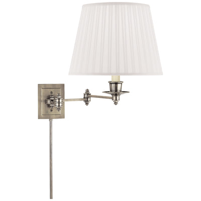 Visual Comfort Signature - S 2000AN-S - One Light Swing Arm Wall Lamp - Swing Arm Sconce - Antique Nickel
