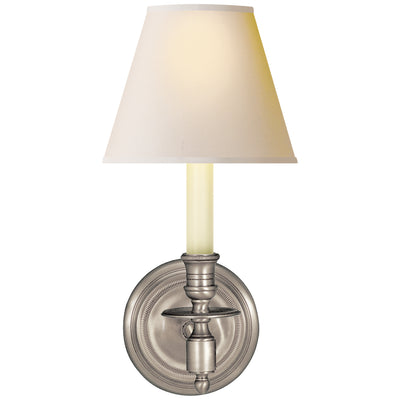 Visual Comfort Signature - S 2110AN-NP - One Light Wall Sconce - FRENCH LIBRARY2 - Antique Nickel