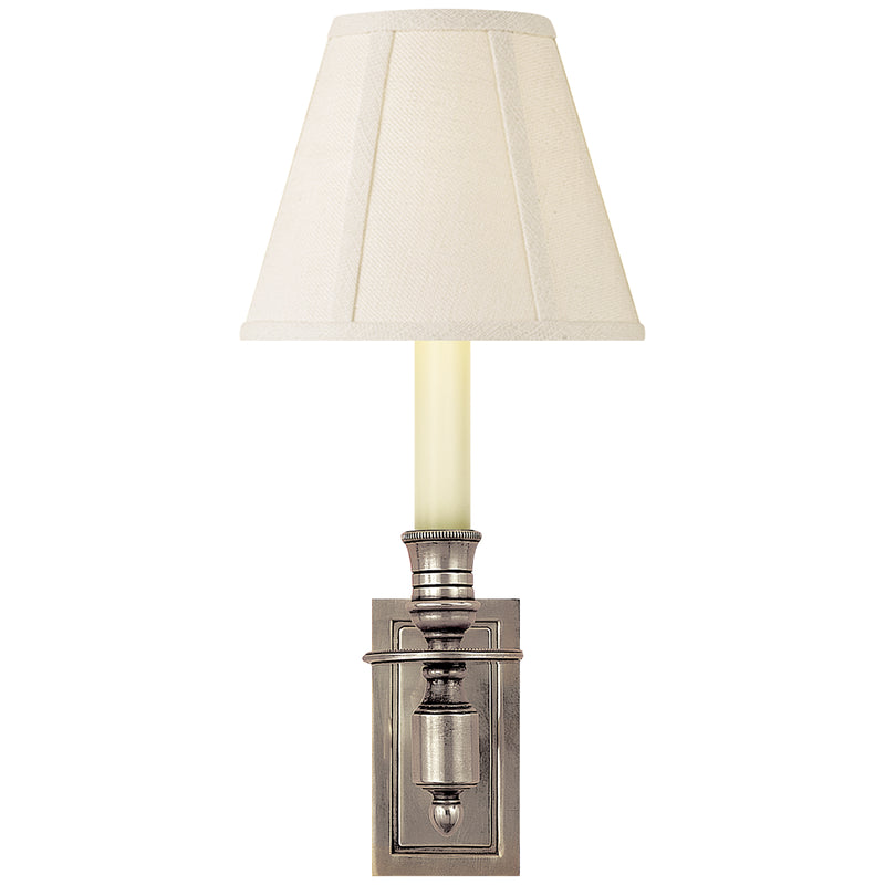 Visual Comfort Signature - S 2210AN-L - One Light Wall Sconce - FRENCH LIBRARY3 - Antique Nickel