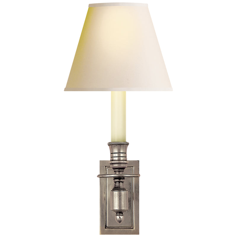 Visual Comfort Signature - S 2210AN-NP - One Light Wall Sconce - FRENCH LIBRARY3 - Antique Nickel