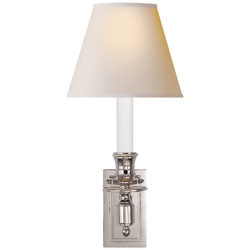 Visual Comfort Signature - S 2210PN-NP - One Light Wall Sconce - FRENCH LIBRARY3 - Polished Nickel