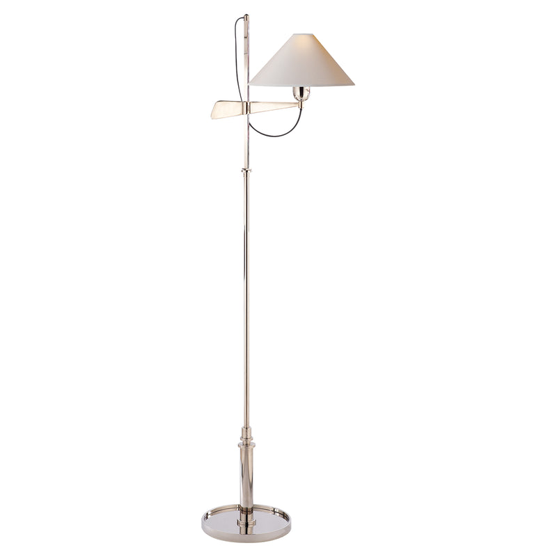 Visual Comfort Signature - SP 1505PN-NP - One Light Floor Lamp - Hargett - Polished Nickel