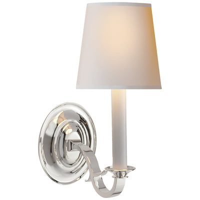 Visual Comfort Signature - TOB 2120PS-NP - One Light Wall Sconce - Channing - Polished Silver