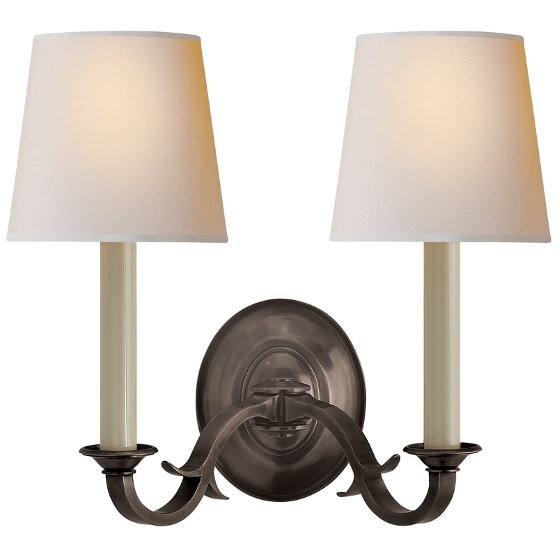 Visual Comfort Signature - TOB 2121BZ-NP - Two Light Wall Sconce - Channing - Bronze