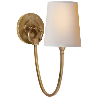Visual Comfort Signature - TOB 2125HAB-NP - One Light Wall Sconce - Reed - Hand-Rubbed Antique Brass
