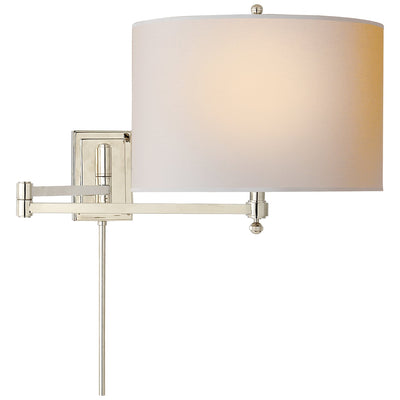 Visual Comfort Signature - TOB 2204PN-NP - One Light Swing Arm Wall Lamp - Hudson - Polished Nickel