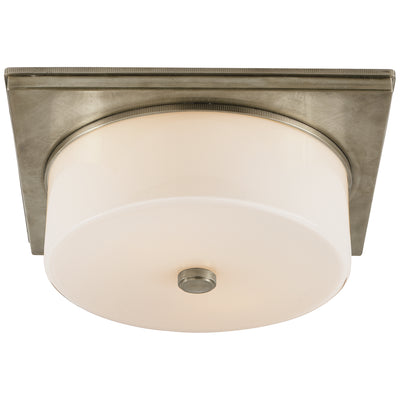 Visual Comfort Signature - TOB 4216AN-WG - Two Light Flush Mount - Newhouse Block - Antique Nickel