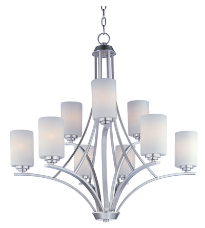 Maxim - 20036SWSN - Nine Light Chandelier - Deven - Satin Nickel