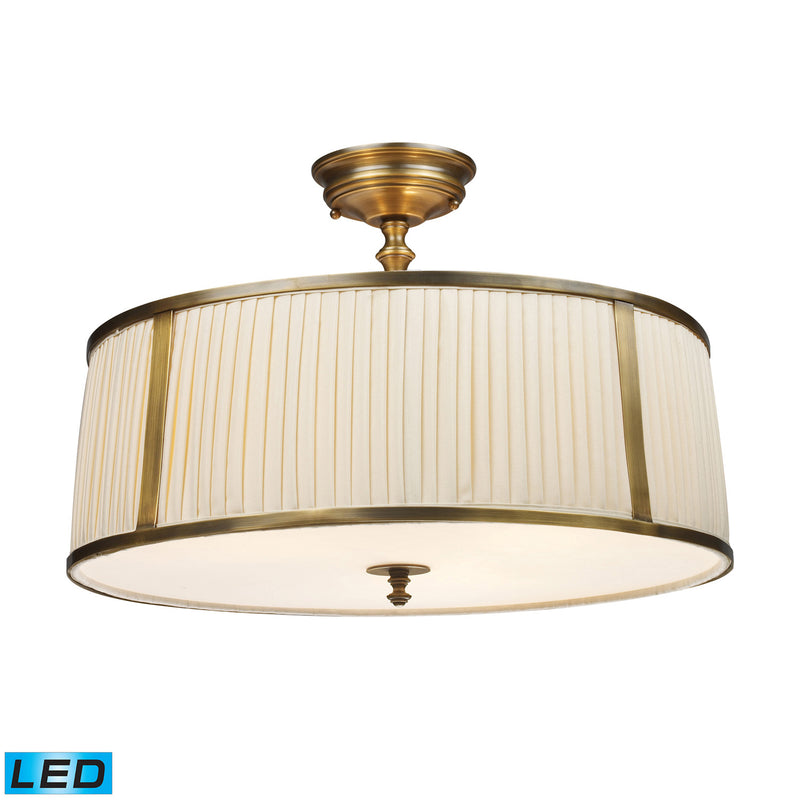 ELK Home - 11055/4-LED - LED Semi Flush Mount - Williamsport - Vintage Brass