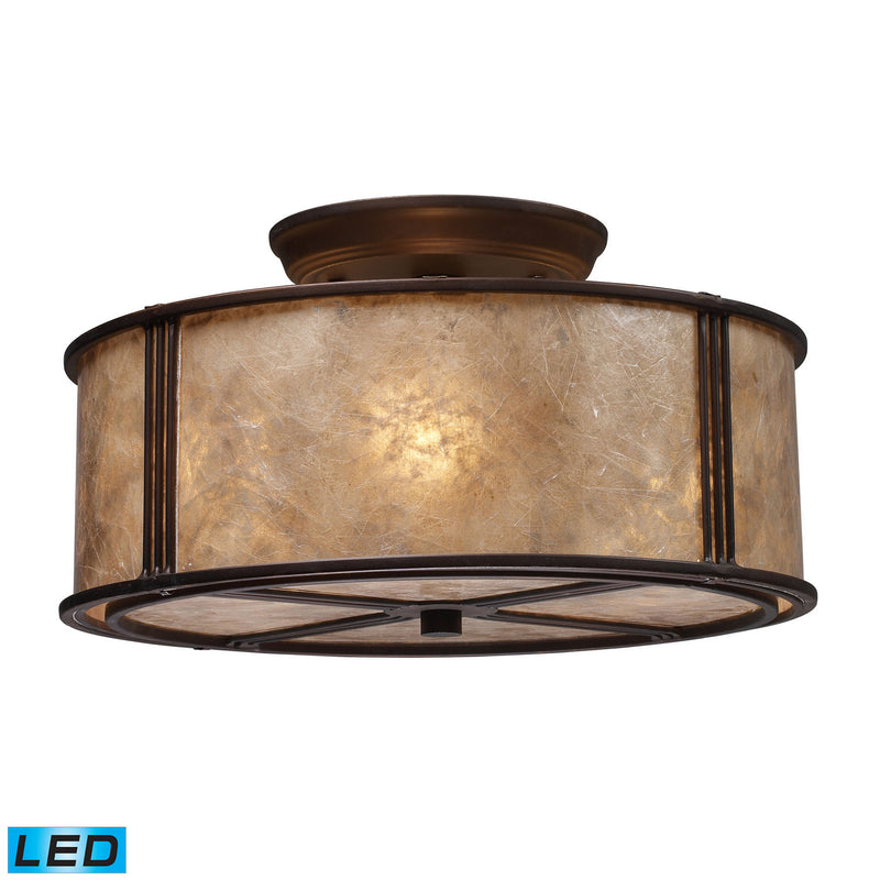 ELK Home - 15031/3-LED - LED Semi Flush Mount - Barringer - Aged Bronze