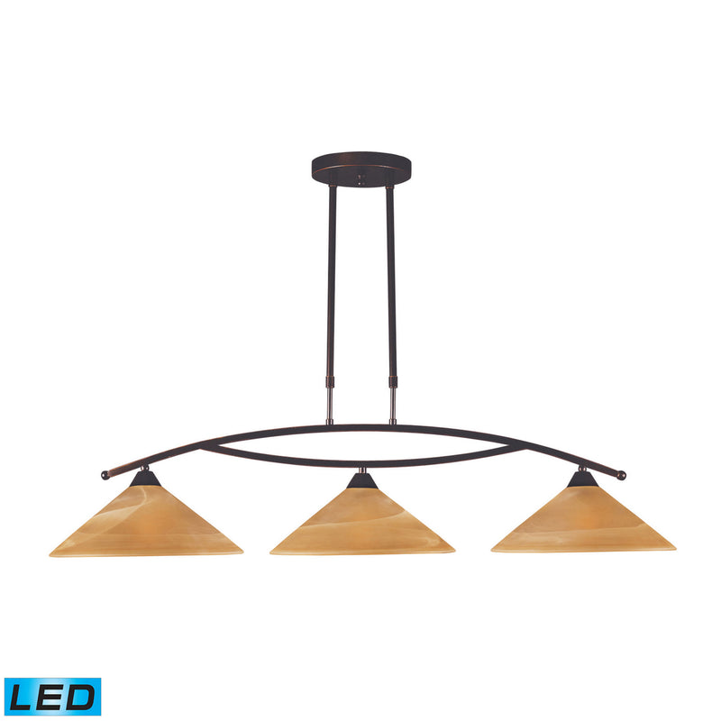 ELK Home - 6552/3-LED - LED Linear Chandelier - Elysburg - Aged Bronze