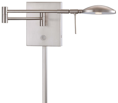 George Kovacs - P4338-084 - LED Swing Arm Wall Lamp - George'S Reading Room - Brushed Nickel